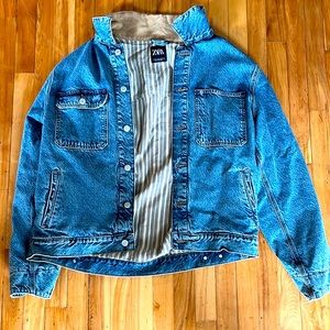 Mens Zara Jean Jacket XL